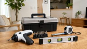 DIY初心者への工具ギフトに向く小型電動ドライバーと工具箱のセット
